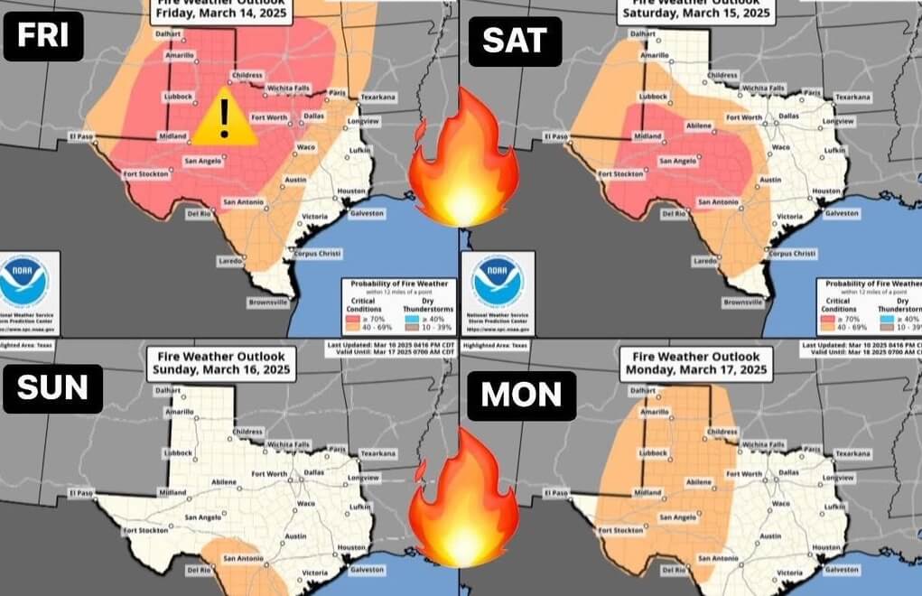 Fire Danger North Texas – iWeatherNet